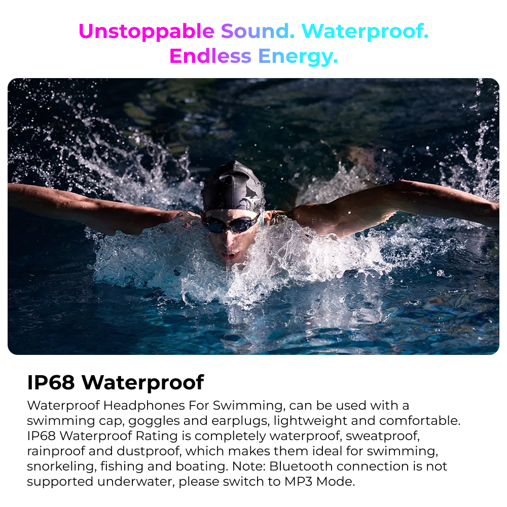 Mojawa Purra Swim Bone Conduction Headphones